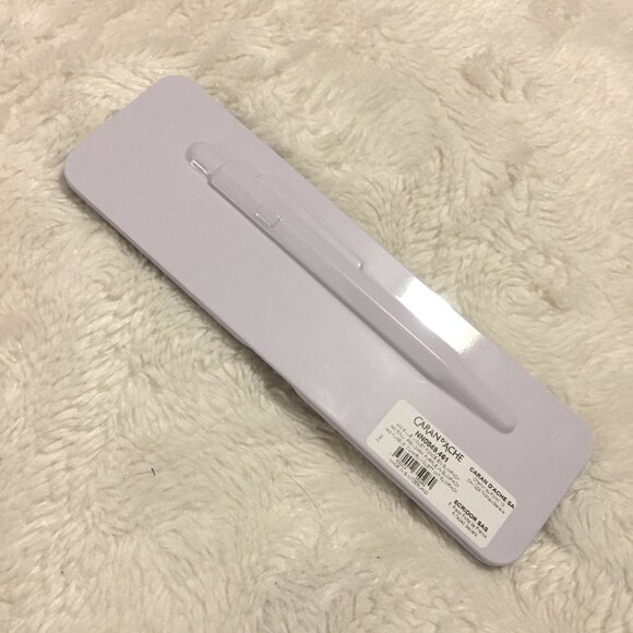 NWT Caran D'Ache Limited Edition Swiss-made Purple Pen, Black Ink, White… - Picture 4 of 13